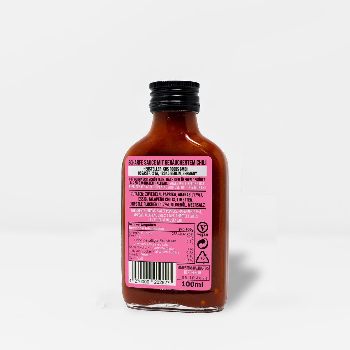 Chipotle ir ananasas 100 ml x 8