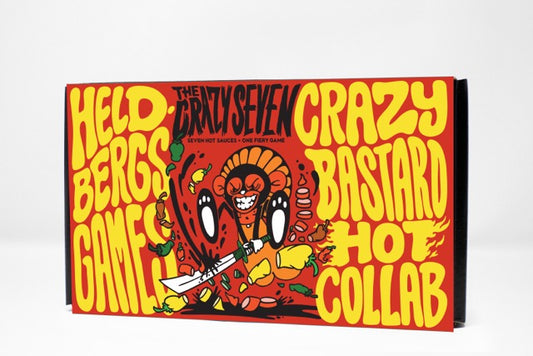 The Crazy Seven - Sauce set and game (7x100ml)