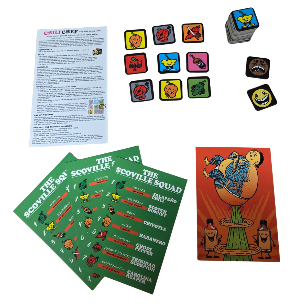 The Crazy Seven - Sauce set and game (7x100ml)